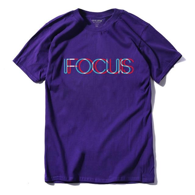 100% Cotton Short Sleeve Fucus Printed Tshirt