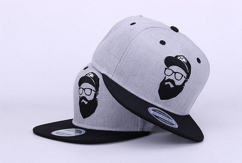 Grey Cool Hip Hop Baseball Cap