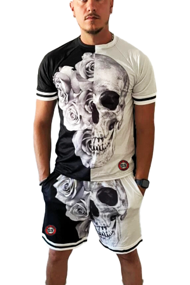 Men's 2 Pieces Set the Skull Nation